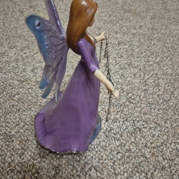 Bradford Editions "Believe" Jeweled Charm Angel Figurine 2007 - Picture 2 of 6